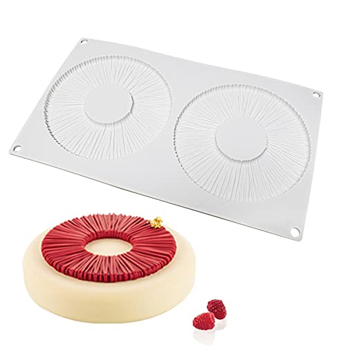 mostsom Silicone Donut Molds Non-Stick Donut Pan Food Grade Silicone Pans for Doughnut Baking (Doughnut I) - size: Doughnut I