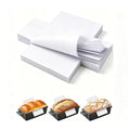 Parchment Paper 9x5 Inch Loaf Pan Liners for Bread Baking, 50 Pack - color: White