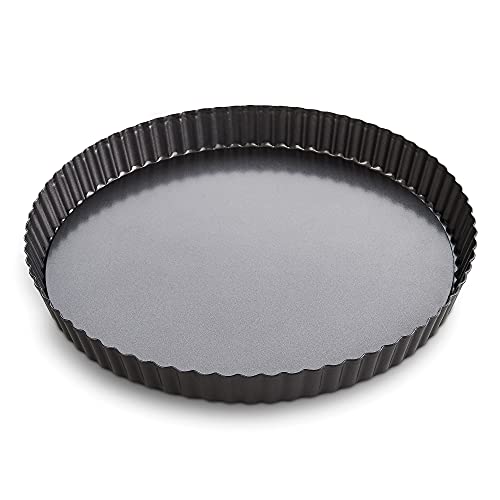 Mrs. Anderson's Baking Quiche Pan, Removable Base, Non-Stick Carbon Steel, 11-inch - size: 11-Inch, Round