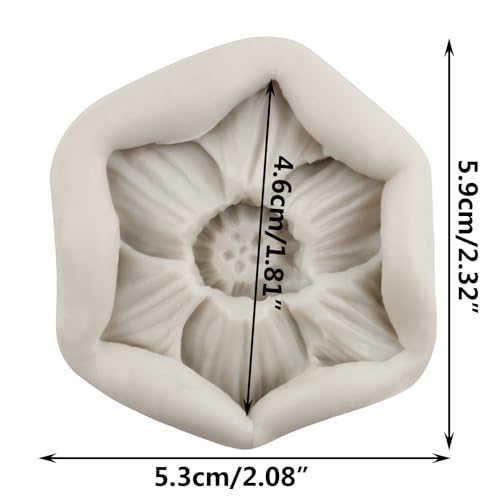 Plumeria Flower Silicone Molds Hibiscus Flower Fondant Mold - color: Style M