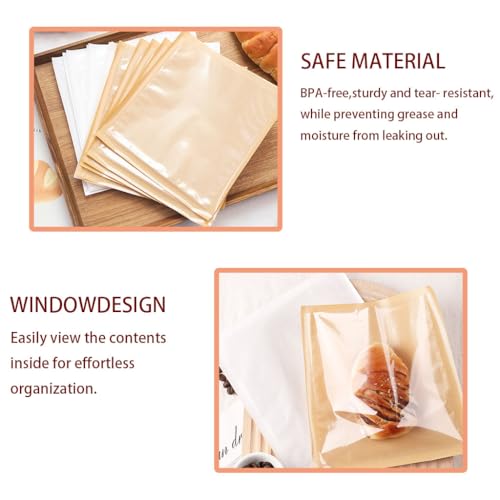 Cookie Sleeves Paper 8.2 x 9.5 Inch for Business Home, 100Pack - size: 8.2x9.5 Inch
