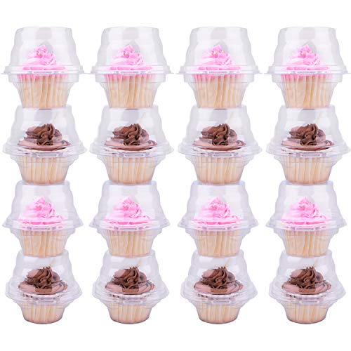 Cupcake Boxes Individual Cupcake Containers 50 Packs