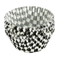 Black Checkered Cupcake Liners,100Pcs Baking Cups for Party Decorations