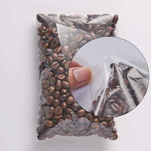 KoberrLi 5½ x 7¼ inchs Self Sealing Resealable Cello Cellophane Bags 100 Pcs Clear Cookie Bags Self Adhesive for Candy Cookies Cards - size: 5.5x7.2 Inch (Pack of 100)