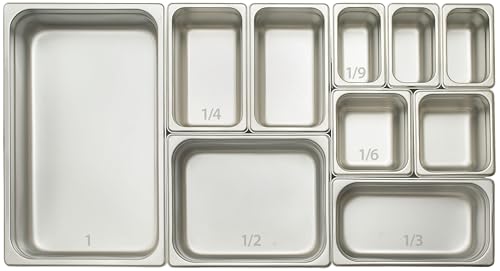 Winco , Half Size 6" Pan Perforated - size: 6" Deep