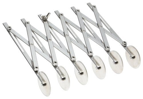 Ateco 6 Wheel Stainless Steel Cutter, 2 1/8 Inch Wheels - style: 6 Wheel - 2 1/8" Straight Cutters