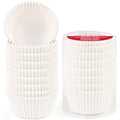 Caperci Standard White Cupcake Liners for Baking Paper Muffin Cups 200pcs - color: White