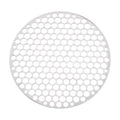 PATIKIL Round Barbecue Grill Mesh Grate, 7" Circular Stainless Steel BBQ Mesh Rack Circular Hole Round Barbecue Grilling Net for Outdoor Camping Home Party Family Gatherings - size: 7 inch