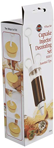 Norpro Cupcake Injector & Decorating Icing Set, 9 Piece Set