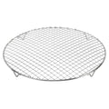 uxcell Round Cooking Rack 13 Inch Dia Stainless Steel Wire Cooling Steamer Rack for Baking Canning Cooking Roasting Cooling Grilling Drying, Silver - size: 13 Inch