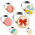 FUSOTO 6PCS Round Cookie Cutter Set - Circle Shaped, 1.5-4 Inch - style: Circle