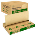 EcoDispose 2000 Count 10" x 10.5" Precut Pop Up Deli Paper Sheets, Kraft - color: Kraft, size: 10"x10.5"