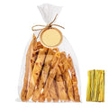 Yotelab Cellophane Treat Bags, 7x14 In Cellophane Bags With Ties, 100 Pcs - color: 7x14 Inch