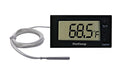 Digital Oven Thermometer Heat Resistant up to 572°F/300°C, LCD - color: Black