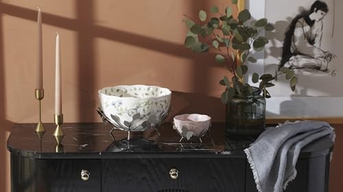 Lenox Butterfly Meadow Porcelain Decorative Bowl with Stand - style: Bowl with Stand