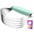 Large Pastry Cutter For Baking Durable Pastry Blender Dough Cutter Mint - color: Mint Green