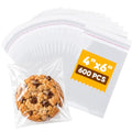 NEOACT 600 Pcs Cookie Bags, 4x6 Clear Self Sealing Cellophane Bags - size: 1 Count (Pack of 600)