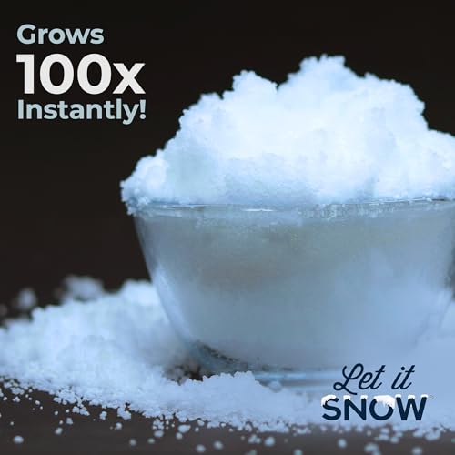 Instant Fake Snow for Slime Made in USA Safe & Easy Artificial Snow Powder