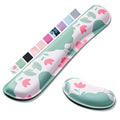 Keyboard Wrist Rest,Ergonomic Wrist Support for Keyboard,Flowers Style - color: Flowers and Plants Style