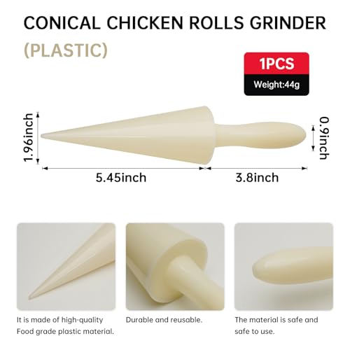 1Pcs Cone Roller Pizzelle Roller, Cone Ice Cream Cone Mold Roller Pizzelle Roller Cone Pastry Ice Cream Cone Mold Mini Waffle Cones Pastry Decorating Baking Tool