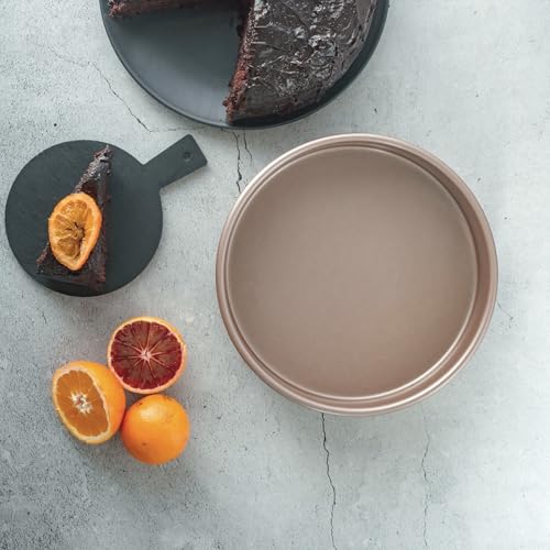 HAPPIELS 9 inch Raund Cake Pan 2 Pack Nonstick, PFOA & BPA Free - style: Round 9'' Pan 2-Pack