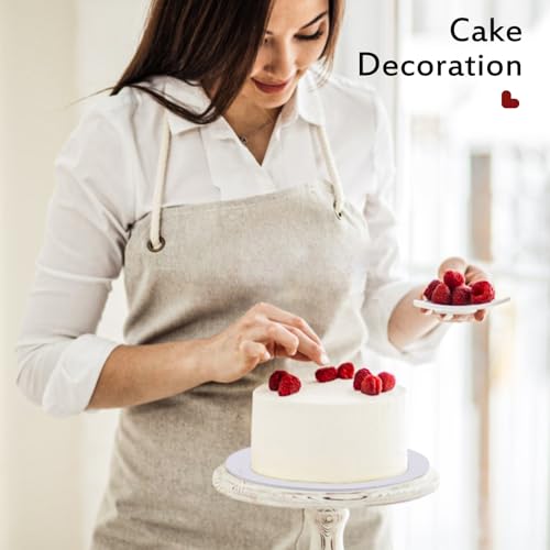 12 Pack White Cake Boards 12 Inch Round Cake Drum Base 1/4 Inch Thick Sturdy Cardboard Circle Plate Bases Para Pastel for Wedding