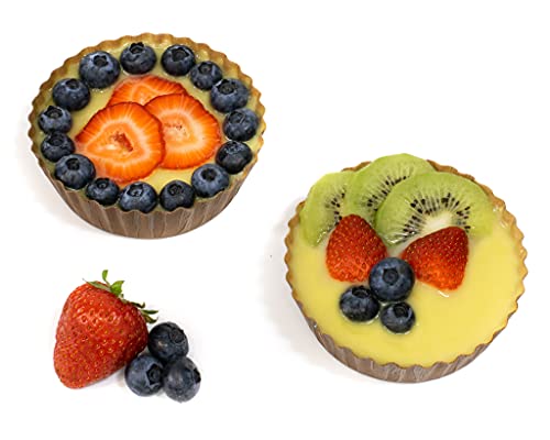 Ridged Paper Coated Baking Cup - Sturdy for Baking and Serving (150)
