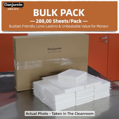 7x7-14400 Bulk Sheets Commercial Parchment Paper Squares - color: White, size: 7"x7" (17.8x17.8cm) - 14400 sheets