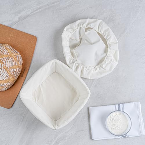 Restaurantware 9 3/4 In Square Rattan Banneton Bread Proofing Basket, 1 Ct - size: Square-1 Count