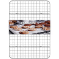 Cooling Racks for Cooking and Baking True 304 Stainless Steel 8.5"x12" 1Pcs - size: 8.5"x12"