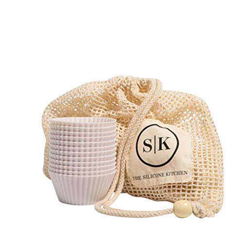The Silicone Kitchen Reusable Silicone Baking Cups, Non-Toxic, BPA Free, Dishwasher Safe, Regular, 48 Pack, Designer White - size: Regular (Pack of 2)