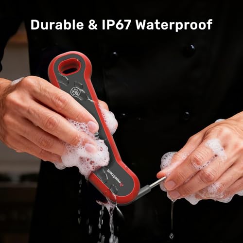 0.5 Sec Instant Read Meat Thermometer Digital, ±0.5℉ Accuracy