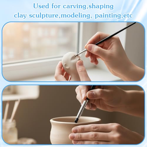 10PCS Silicone Clay Sculpting Tools,Durable Sculpting Tool