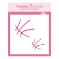 The Cookie Countess Basketball 2 Sizes Stencil