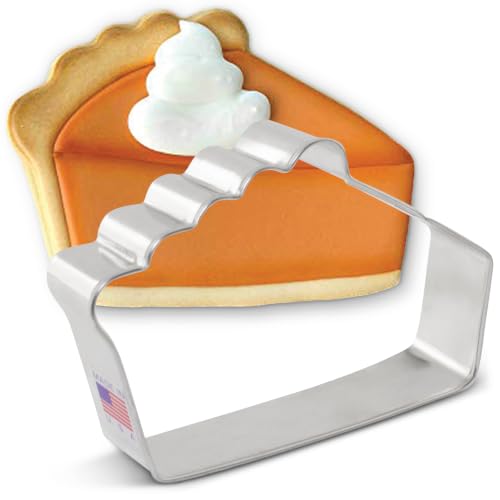 Ann Clark Pie Slice Cookie Cutter, Large 4-1/2” Made in USA