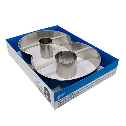 Ateco Extra Large Number 8 Cake Cutter - size: #8, 11-inches Tall