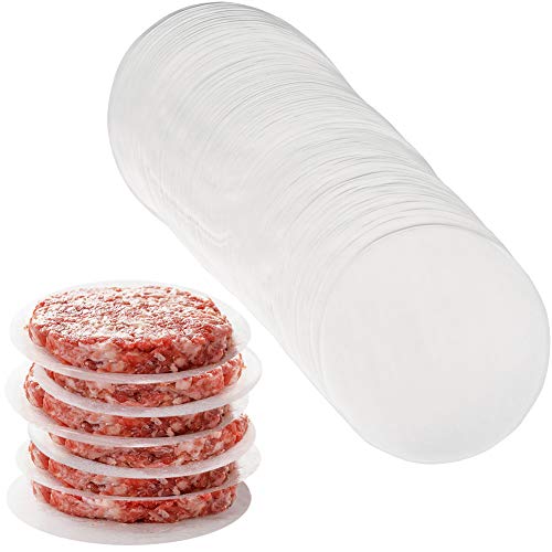4.5 Inch Round Hamburger Patty Paper, 200 Count Burger Separator Sheets - size: 4.5inch