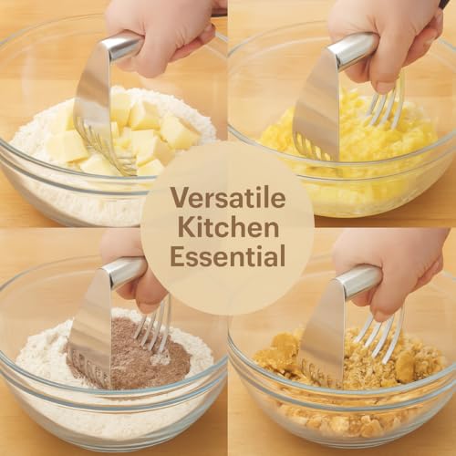 Mrs. Anderson’s Baking Pastry Dough Blender, Stainless Steel, 5-Blade Design - style: Bladed Pastry Blender, Stainless Steel