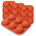 homEdge Semi Sphere Silicone Mold, 4 Packs Baking Mold for Making Hot Chocolate Bomb, Cake, Jelly, Dome Mousse - Diameter-2" - size: Medium