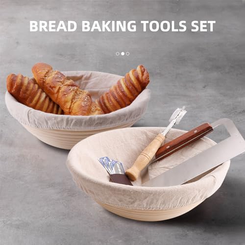 Bread Lame, Stainless Steel Bread Lame Dough Scoring Knife, Premium Sourdough Scoring Tool Bread Scorer with 10 Razor Blades for Scoring Sourdough Bread.
