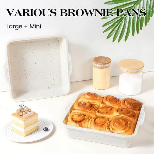 8x8 inch Silicone Square Cake Pan - color: Square, size: 8 inch