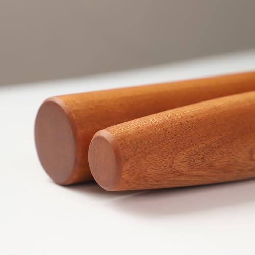 muso wood Sapele Dowel Rolling Pin for Baking - size: 17.5in Dowel Rolling Pin