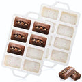 2 Pack Silicone Mini Loaf Pans, Reinforced Metal Frame