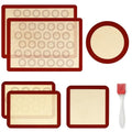 Silicone Baking Mat Set of 6, Non Stick Food Grade Sheet Set