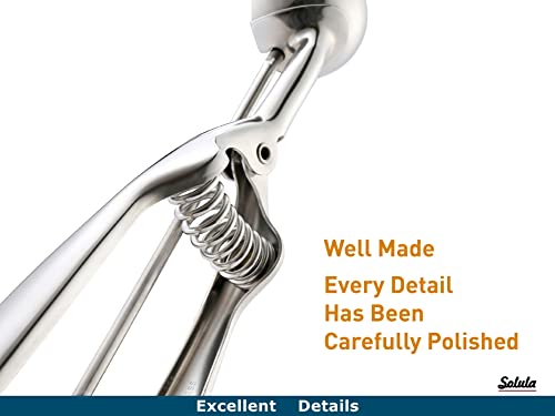 18/8 Stainless Steel Scoop, 2.3 Tablespoon Cupcake Muffin Batter Dispenser - size: #30 (2.3 Tbsp)