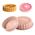 10 Inch Silicone Cake With 8 Inch Pan Set (2 Pack) - Nonstick Baking Mold for Pound Cake, Jello, Bread & Brownies, Dishwasher Safe - style: Pink-2pack