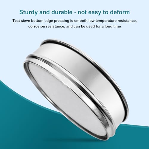 7.9" (20cm) 304 Stainless Steel Lab Sieve, 70 Mesh (0.25mm) Screen Sifter - size: 70Mesh(0.25mm)/Ф7.9in