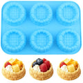 6 Cavity Woven Basket Silicone Candy Molds