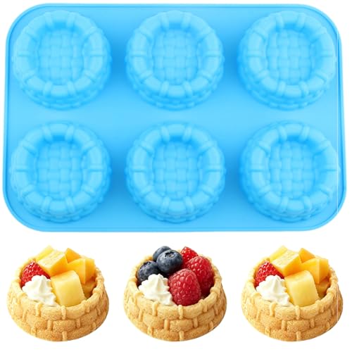 6 Cavity Woven Basket Silicone Candy Molds
