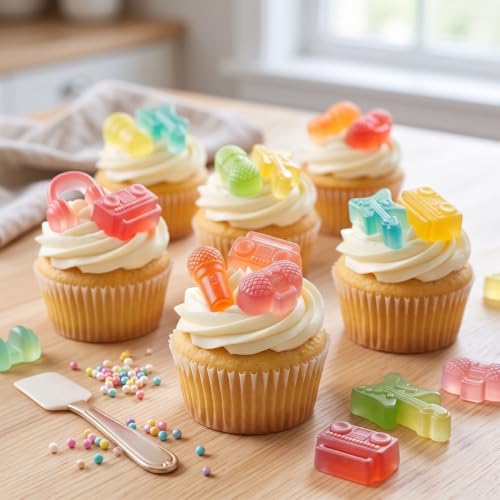 15 Cavity Music Theme Silicone Candy Molds - color: A
